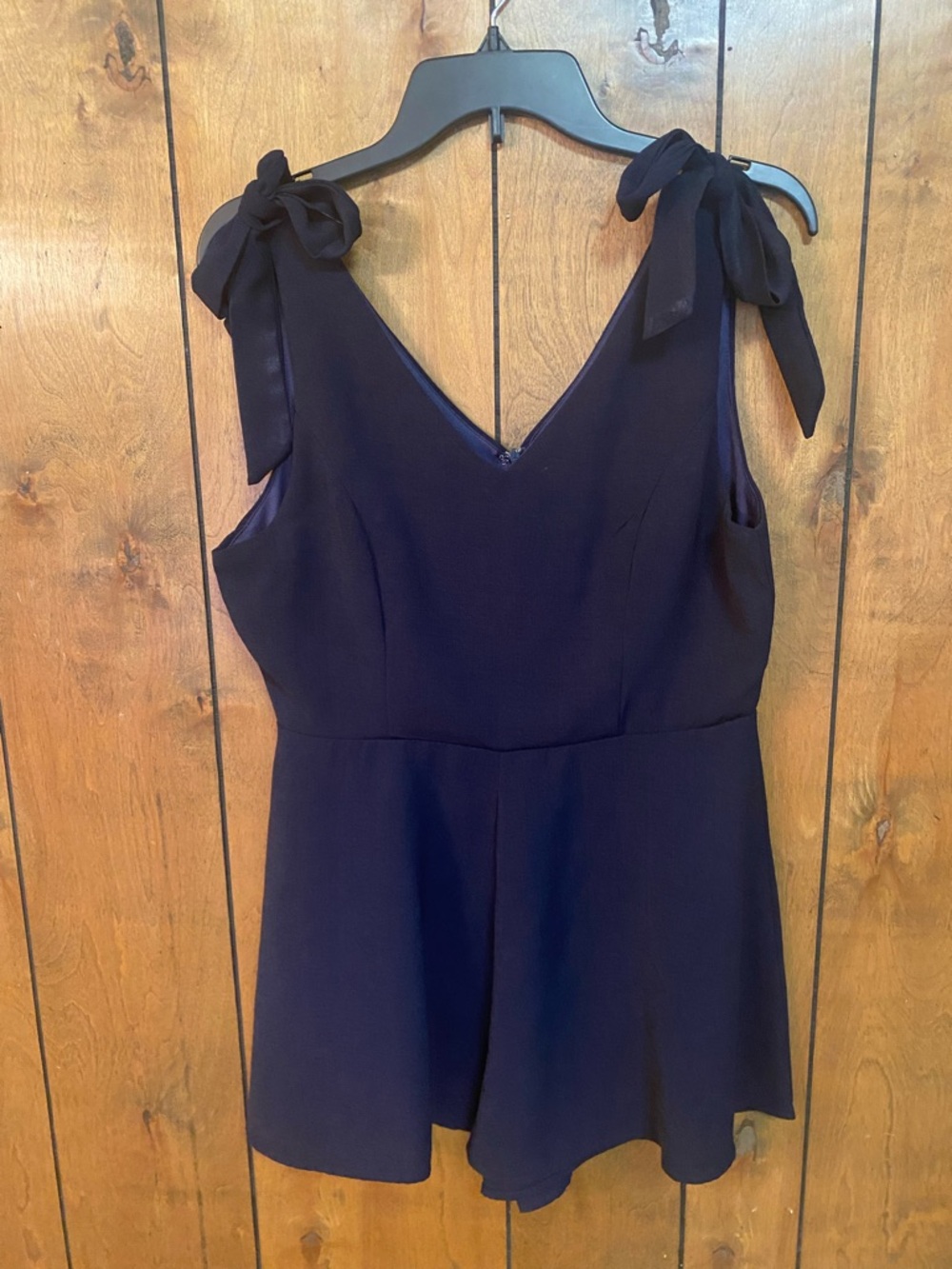 Altar'd State Navy Tie-Shoulder Romper